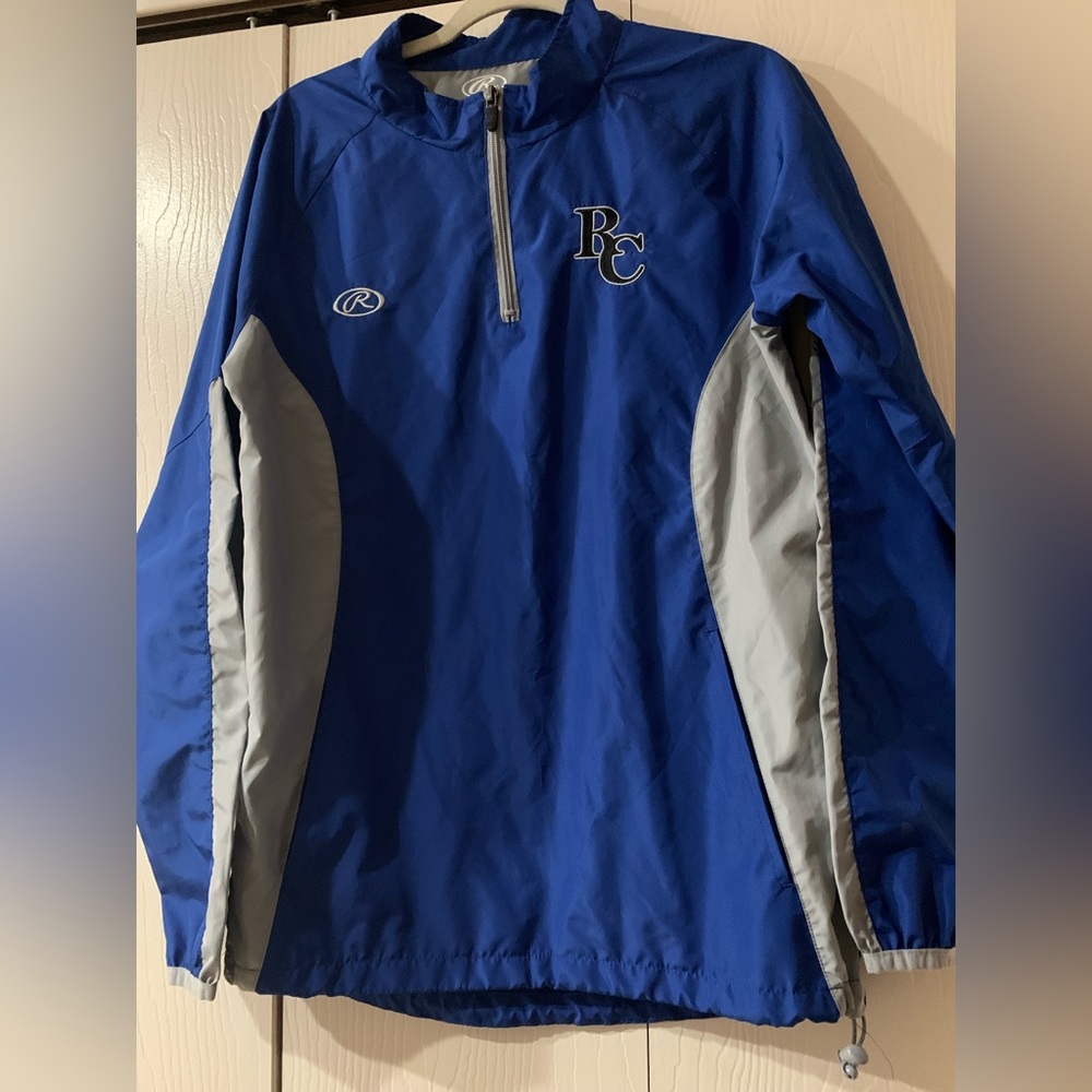 Rawlings Blue and Gray Performance Jacket
